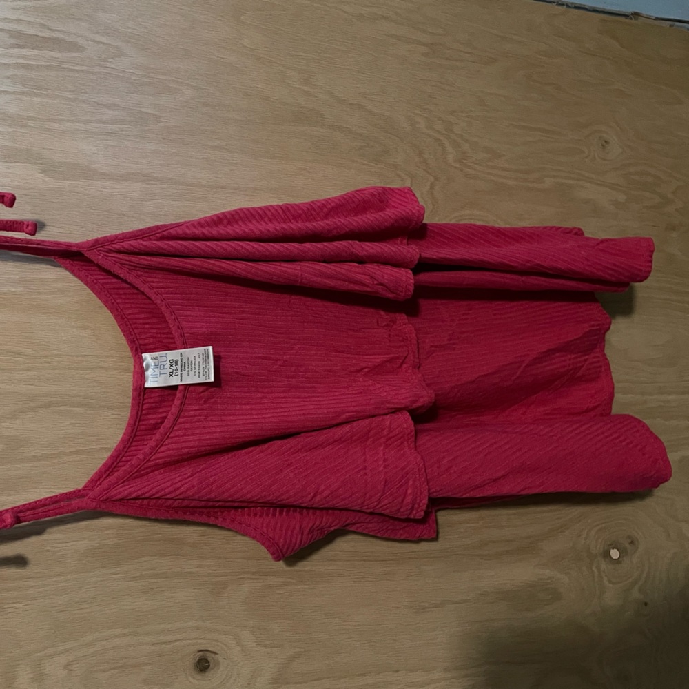 Time & Tru pink tank top size XL